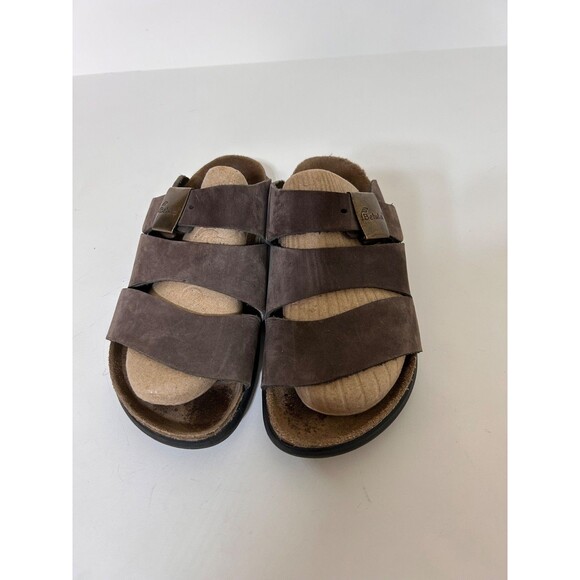 Birkenstock Betula Size 7- 7.5 Eva Basic Brown 3 Strap Sandals - Picture 12 of 13